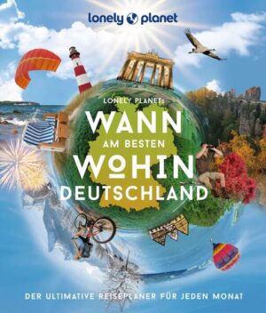 DEUTSCHLAND BESITZT VIELE SCHÖNE ECKEN, aber gerade dann, wenn man aufbrechen möchte, fehlt meist der Tipp für das perfekte Ziel. Lonely Planet hat deshalb für jeden Monat Orte ausgesucht, die zu dieser Jahreszeit unschlagbar attraktiv sind. Im Januar zum Sterne gucken in den Naturpark Nossentiner-Schwinzer Heide? Finden die Kleinen genauso spannend wie die Erwachsenen! Im August in eines der Naturbäder von Lübeck? Die erholsame Variante zum Strandleben. Im Oktober Street Art in Wuppertal bestaunen? Die Herbstferien können kommen! Es gibt viel zu entdecken - rund 290 aktuell recherchierte Ausflugs- und Urlaubsideen warten darauf, ausprobiert zu werden! DER Ausflugs- und Urlaubsplaner für Deutschland Urlaubstipps für jeden Monat