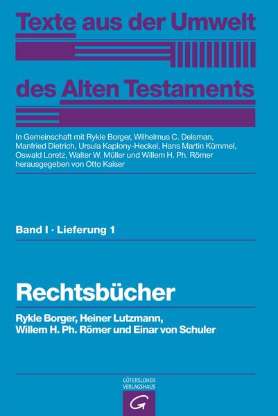 Ein Serienwerk aus den altorientalischen Kulturen Die »Texte aus der Umwelt des Alten Testaments« (TUAT) machen in großem Umfang wichtige Texte der altorientalischen Kulturen-teilweise erstmals-in deutscher Übersetzung zugänglich. Diese Texte wurden von Fachleuten und Forschern der jeweiligen Kulturen und Sprachen nach dem Urtext neu übersetzt, in ihren historischen Kontext eingeordnet und ausführlich kommentiert.