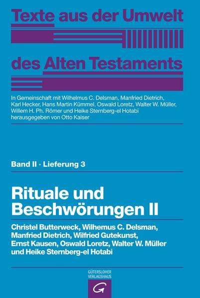 Ein Serienwerk aus den altorientalischen Kulturen Die »Texte aus der Umwelt des Alten Testaments« (TUAT) machen in großem Umfang wichtige Texte der altorientalischen Kulturen-teilweise erstmals-in deutscher Übersetzung zugänglich. Diese Texte wurden von Fachleuten und Forschern der jeweiligen Kulturen und Sprachen nach dem Urtext neu übersetzt, in ihren historischen Kontext eingeordnet und ausführlich kommentiert.