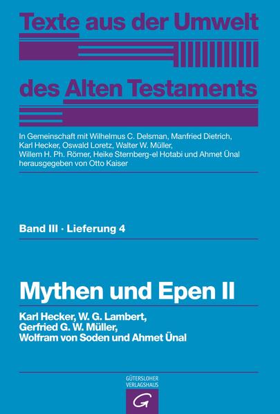 Ein Serienwerk aus den altorientalischen Kulturen Die »Texte aus der Umwelt des Alten Testaments« (TUAT) machen in großem Umfang wichtige Texte der altorientalischen Kulturen-teilweise erstmals-in deutscher Übersetzung zugänglich. Diese Texte wurden von Fachleuten und Forschern der jeweiligen Kulturen und Sprachen nach dem Urtext neu übersetzt, in ihren historischen Kontext eingeordnet und ausführlich kommentiert.