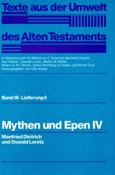 Ein Serienwerk aus den altorientalischen Kulturen Die »Texte aus der Umwelt des Alten Testaments« (TUAT) machen in großem Umfang wichtige Texte der altorientalischen Kulturen-teilweise erstmals-in deutscher Übersetzung zugänglich. Diese Texte wurden von Fachleuten und Forschern der jeweiligen Kulturen und Sprachen nach dem Urtext neu übersetzt, in ihren historischen Kontext eingeordnet und ausführlich kommentiert.