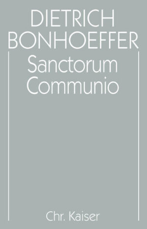 Bonhoeffers frühe Arbeit über die soziale Gestalt der Kirche ist bis heute bedeutsam geblieben. Erstmals wird hier Einblick in den vollständigen Text gegeben. Neuartig sind auch die Aufschlüsse, die der Leser über die Entstehungsgeschichte dieses Werkes erhält.