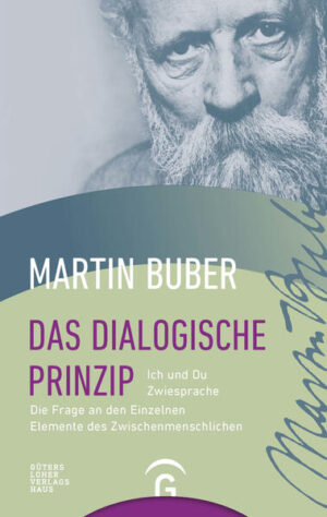 In Bubers Grundtexten zum dialogischen Denken geht es um die Begegnung, den Dialog zwischen dem Ich und dem anderen, zwischen dem Menschen und dem "ewigen Du", Gott.
