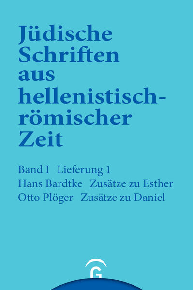 Mit den "Jüdischen Schriften aus hellenistisch-römischer Zeit" erscheint eine historisch-kritische Neuausgabe der Apokryphen und Pseudepigraphen, also der zahlreichen jüd. Quellen, die für das Verständnis des frühen Judentums u. der Entstehung des Christentums zwischen dem 2. Jh.v. Chr. u. dem 1. Jh. n. Chr. maßgebend sind.