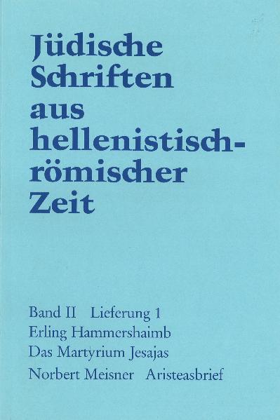 Mit den "Jüdischen Schriften aus hellenistisch-römischer Zeit" erscheint eine historisch-kritische Neuausgabe der Apokryphen und Pseudepigraphen, also der zahlreichen jüd. Quellen, die für das Verständnis des frühen Judentums u. der Entstehung des Christentums zwischen dem 2. Jh.v. Chr. u. dem 1. Jh. n. Chr. maßgebend sind.