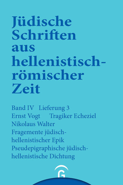 Mit den "Jüdischen Schriften aus hellenistisch-römischer Zeit" erscheint eine historisch-kritische Neuausgabe der Apokryphen und Pseudepigraphen, also der zahlreichen jüd. Quellen, die für das Verständnis des frühen Judentums u. der Entstehung des Christentums zwischen dem 2. Jh.v. Chr. u. dem 1. Jh. n. Chr. maßgebend sind.