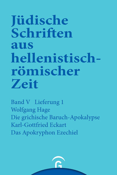 Mit den "Jüdischen Schriften aus hellenistisch-römischer Zeit" erscheint eine historisch-kritische Neuausgabe der Apokryphen und Pseudepigraphen, also der zahlreichen jüd. Quellen, die für das Verständnis des frühen Judentums u. der Entstehung des Christentums zwischen dem 2. Jh.v. Chr. u. dem 1. Jh. n. Chr. maßgebend sind.