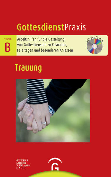 »Gottesdienste zur Trauung-Gottes Zusage für zwei Menschen« GottesdienstPraxis Serie B bietet Arbeits- und Gestaltungshilfen für die Feste des Kirchenjahres, die Kasualien sowie besondere Veranstaltungen und Aktivitäten in der Gemeindearbeit. Diese reichhaltige Fundgrube erleichtert nachhaltig die Vorbereitung von Predigten und die Gestaltung von Gottesdiensten. Wer nach Beispielen gelungener Traugottesdienste sucht, wird hier fündig werden: kreativ, in zeitgemäßer Sprache, mit einem Ohr an den Menschen und mit dem anderen an der Bibel. Arbeitshilfen für die Gestaltung von Gottesdiensten zu Kasualien, Feiertagen und besonderen Anlässen Aus der Praxis und für die Praxis Erprobte Modelle für die Gemeindearbeit Ausstattung: Mit CD-ROM