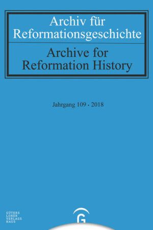 Archiv für Reformationsgeschichte - Aufsatzband | Bundesamt für magische Wesen