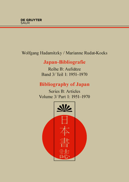 Wolfgang Hadamitzky; Marianne Rudat-Kocks: Japan-Bibliografie. Aufsätze: 1951-1970 | Bundesamt für magische Wesen