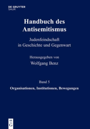 Handbuch des Antisemitismus: Organisationen