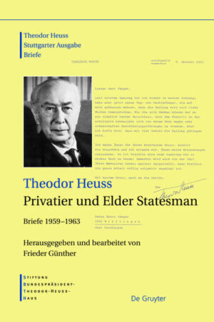 Theodor Heuss: Theodor Heuss. Briefe: Theodor Heuss