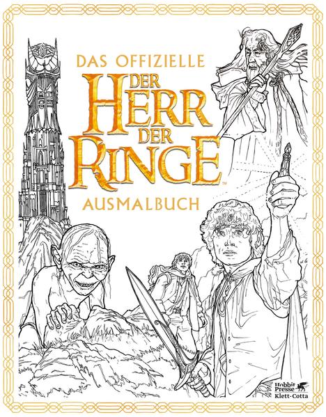 Das offizielle »Der Herr der Ringe«-Ausmalbuch | Bundesamt für magische Wesen