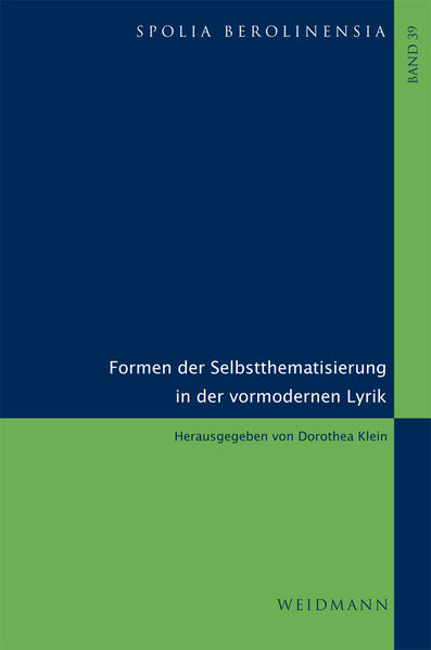 Formen der Selbstthematisierung in der vormodernen Lyrik | Bundesamt für magische Wesen