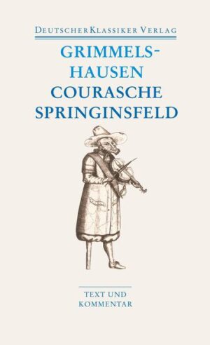 Grimmelshausen selbst hat seine erzählerischen Hauptwerke als einen Zyklus von zehn Büchern verstanden. Simplicissimus ist die verbindende Gestalt dieser Werke, im Springinsfeld und im Vogelnest I nicht mehr Eremit, sondern sozial engagierter, satirischer Schriftsteller. Am stärksten hat die Figur der „Erzbetrügerin“ Courasche seine Einbildungskraft beschäftigt: eine Existenz jenseits der traditionellen religiösen und moralischen Normen, eine Frau, die ihre Identität nicht aufzugeben bereit ist. Im Wechsel der Perspektiven führt der Zyklus jedoch auch die Wahnbefangenheit seiner Ich-Figuren vor. Die Erzähler der Vogelnest-Romane erweitern diese Perspektivenvielfalt um die Sichtweisen von Normallesern der Zeit auf die zeitgenössische „verkehrte Welt“. Als Zugabe angefügt ist das Rathstübel Plutonis, in dem Grimmelshausen seine Gestalten, ergänzt um Angehörige aller Stände, zu einem herrschaftsfreien, freimütigen Diskurs über das Thema Geld zusammenführt. Wie die Ausgabe des Simplicissimus Teutsch (DKV im Taschenbuch 2) bietet auch dieser Band kritisch revidierte Texte mit den fürs heutige Verständnis nötigen sprachlichen Erläuterungen und Kommentaren: „Grimmelshausen, wie er geschrieben hat“: originale ungeglättete Texte des größten deutschen Barockdichters - Spracherläuterungen am Seitenfuß und umfassender Kommentar - mit den Originalillustrationen