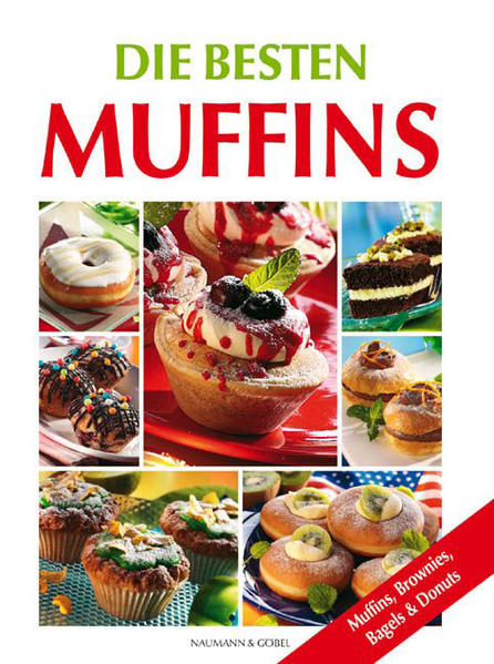 Muffins sind die Verwandlungskünstler schlechthin und kommen in immer neuen köstlichen Geschmackskompositionen daher. Eine riesige Palette traumhafter Kreationen lädt ein zum Backen und Genießen. Mal fruchtig-frisch, mal schokoladig-cremig oder herzhaft-pikant sind die vielseitigen Törtchen der Hit auf Kaffeetafel und Buffet, zum Frühstück oder Picknick, bei Party oder Kinderfest. Die kleinen Backwerke schmecken nicht nur himmlisch, sondern sie sind zudem echte Hingucker - ob raffiniert gefüllt, originell garniert oder farbenfroh verziert. Und vor allem: Sie lassen sich kinderleicht zubereiten. Bagels, Donuts, Brownies un Cookies, die köstlichen Verwandten der Muffins, stehen den Mini-Törtchen in nichts nach. Sie lassen sich mit immer neuen Zutaten kombinieren, sind sowohl süß als auch pikant ein Hochgenuss und im Handumdrehen auf den Tisch gezaubert. Wir laden Sie ein die ganze Vielfalt des amerikanischen Trend-Gebäcks zu entdecken - von Basic Bagels über luftige Nuss-Muffins bis hin zu fruchtigen Sesamdonuts mit Apfel. Lassen Sie sich verzaubern von den kleinen Meisterwerken, mit denen es garantiert nie langweilig wird!