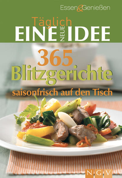 Wer Lust auf saisonfrischen Genuss hat und auf das volle Aroma reif geernteter Produkte schwört, aber keine Lust hat, stundenlang in der Küche zu stehen, der findet in diesem kompakten Kochbuch die passenden Rezepte! Jedes der 365 leckeren Gerichte ist in maximal 30 Minuten fertig, und die Gliederung nach Jahreszeiten erleichtert die Verwendung saisonaler Produkte, die besonders viele wertvolle Inhaltsstoffe enthalten. Mit diesen 365 Rezepten kann man jeden Tag aufs Neue entdecken, dass sich auch in kürzester Zeit die köstlichsten Gerichte zaubern lassen!