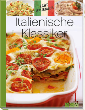 Pasta, Pizza und Polenta gehören zweifellos zu den Klassikern der italienischen Küche. Doch die „Cucina Italiana“ hat noch viel mehr zu bieten! Ob aromatische Antipasti und Suppen, Herzhaftes mit Fleisch und Fisch, köstliche Risottogerichte oder verführerische Süßspeisen – mit unseren verlockenden Klassikern stellen Sie den Italiener um die Ecke locker in den Schatten! Pfiffige Antipasti & Pasta: von Bruschetta und Minestrone über Vitello tonnato und Carpaccio bis zu Spaghetti Bolognese und Lasagne. Raffinierte Hauptgerichte: von gebackenen Thunfischsteaks über Rinderbraten in Barolo bis zu Saltimbocca alla romana. Himmlische Dolci: von Panna cotta über Tiramisu bis zu Zuppa Inglese