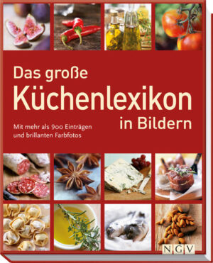 Wer gerne kocht, liebt es, mit frischen Lebendmitteln umzugehen und immer wieder Neues auszuprobieren. Da ist ein Küchenlexikon Pflicht, das alle Lebensmittelgruppen enthält und die einzelnen Produkte in ihrer Beschaffenheit, Geschmacksrichtung und Verwendung beschreibt. Diese und weitere wertvolle Informationen finden Sie in diesem reich bebilderten Nachschlagewerk, das mit mehr als 900 Einträgen und brillanten Farbfotos keine Wünsche offen lässt.