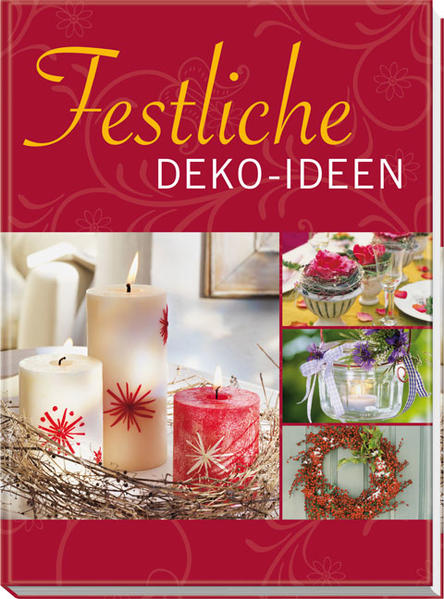 Traumhafte Dekorationen für jeden Anlass. Mit etwas Kreativität und den zahlreichen Vorschlägen in diesem Buch können Sie Ihre vier Wände für jeden festlichen Anlass ganz individuell verschönern. Ob Weihnachts- oder Osterzeit, edles Essen oder Familienfest, Dekorationen für Wände, Fenster, Tische, Balkon oder Terrasse – Ihrer Fantasie sind keine Grenzen gesetzt! Probieren Sie es aus. Niemals waren die Möglichkeiten größer, Ihre Wohnung durch eine gelungene Komposition aus Farben und Formen, Blumen, Kerzen und anderen Accessoires immer neu festlich zu gestalten