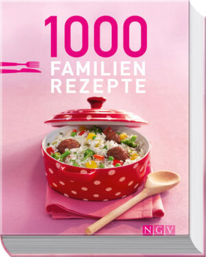 Den Kindern soll es schmecken, aber der Rest der Familie möchte nicht jeden Tag Pizza und Pommes essen? Es soll nicht zu aufwendig sein, schnell gehen und trotzdem gesund sein? Sie freuen sich über neue Ideen, aber nicht über Löcher in der Haushaltskasse? Das geht nicht? Und wie das geht! Mit diesem Kochbuch erhalten Sie 1000 erprobte Rezepte für den ganzen Tag, für jede Gelegenheit und vor allem: für die ganze Familie. Von Frühstücksideen und Pausensnacks, die stark für den Tag machen, über Snacks und kleine Gerichte für den Hunger zwischendurch bis zu Hauptgerichten mit Fleisch, Fisch und Gemüse sowie einem Back- und Dessertkapitel: Hier findet jedes Familienmitglied sein neues Lieblingsrezept.