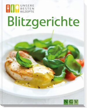 Schnell, raffiniert und vielseitig kochen Wenn es schnell gehen soll, ist dieses Kochbuch mit 100 gesunden und raffinierten Rezepten genau das richtige! Die Blitzrezepte sind im Handumdrehen zubereitet und lassen Sie in jeder noch so hektischen Situation glänzen. Versuchen Sie Zucchinisalat mit Rosinen und Oliven, Spargelrisotto mit Safran und Weißwein, Lammcarré mit Kräutern oder Mascarponecreme mit Früchten! In einer maximalen Zubereitungszeit von 30 Minuten zaubern Sie Snacks und Salate, Fisch und Meeresfrüchte, Fleisch und Geflügel, Pasta, Vegetarisches und Süßes auf den Tisch und können nach dem Kochen umso entspannter genießen. - Unsere besten Rezepte für schnelle Küche: stressfrei kochen und im Handumdrehen Gutes auf den Tisch zaubern - Mit 100 Rezepten für jeden Tag und jeden Anlass - Jedes Rezepet mit Schritt-für-Schritt-Anleitungen und brillanter Food-Fotografie - handlicher Flexo-Einband im attraktiven Format