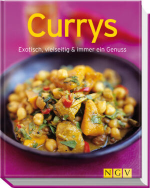 Exotische Vielfalt aus dem Topf Verführerischer Duft, leuchtende Farben, eine Fülle von Aromen und Gewürzen - Currys sind ein Genuss für alle Sinne. In diesem Buch finden Sie über 100 köstliche Curry-Gerichte mit Gemüse, Fleisch, Fisch und Früchten: vom Blumenkohlcurry mit Kartoffeln über Gewürzhähnchen mit Tomaten bis zu Aprikosencurry mit Rindfleisch. Eine kompakte Einleitung hält Tipps zu Zubereitung und typischen Zutaten bereit, die ausführlichen Schritt-für-Schritt-Anleitungen machen das Nachkochen ganz leicht. Lassen Sie sich entführen in die betörende Welt der Gewürze!