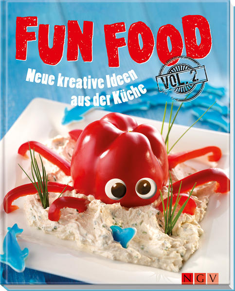 Der Food-Spaß geht weiter -Originelle, liebevoll illustrierte Rezeptsammlung mit 66 brandneuen Ideen für Motto-Partys, Kinderfeste, fröhliche Vesperrunden, für ausgefallene Mitbringsel zu Weihnachten oder aufregende Hingucker auf dem Halloween-Buffet, von herzhaft bis süß - Jedes Rezept mit verständlicher Schritt-für-Schritt-Anleitung und brillantem Farbfoto – unkompliziert, aber wirkungsvoll - Foodspaß für die ganze Familie - Mit lustigen Kulleraugen auf dem Cover Mit Essen spielt man nicht? Oh doch! Das haben wir bereits in Fun Food Band 1 bewiesen. Und jetzt geht der Spaß weiter! Ob für die nächste Kinderparty, für den Mädelsabend, zu Halloween, Weihnachten oder fürs Abendbrot mit der ganzen Familie – Rezepte wie die schokoladige Ritterburg, Bananen-Lippenstifte, Augen im Glas und zahlreiche Brot-Kreationen von Fledermaus bis Walross lassen die Vielfalt dieses Titels erahnen und beweisen: Fun Food ist etwas für Groß und Klein – Hauptsache man versteht Spaß! Dank leicht verständlicher Schritt-für Schritt-Anleitungen gelingen unsere Ideen auch Anfängern, sodass wirklich jeder sein Buffett mit ausgefallenen Ideen bereichern oder seine Freunde mit außergewöhnlichen Mitbringseln überraschen kann. Die Ideen dieser Rezeptsammlung sorgen wirklich überall für Knalleffekte, Heiterkeit und strahlende Augen!