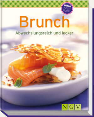 Der perfekte Start in den Tag - Ausführliche Einleitung mit nützlichen Tipps zu Planung, Vorbereitung und Umsetzung eines Brunch-Buffets - Inklusive Rezeptideen für passende Getränke – von raffinierten Kaffee-, Tee- und Kakao-Variationen über fruchtige Smoothies und Shakes bis hin zu erfrischenden Limonaden - Unschlagbares Preis-Leistungs-Verhältnis - Brillante Farbaufnahmen und ausführliche Schritt-für-Schritt-Anleitungen zu jedem Rezept Schlemmen und plaudern vom Vormittag bis in den frühen Nachmittag – was gibt es Schöneres als einen ausgiebigen Brunch mit Familie und Freunden? Der langschläferfreundliche große Bruder des Frühstücks steht für Genuss und gemütliches Beisammensein gleichermaßen und kombiniert Frühstück und das Mittagessen auf raffinierte Weise. In diesem Buch finden Sie viele tolle Rezeptideen, mit denen Sie kinderleicht ein vielfältiges Brunch-Buffet auf den Tisch zaubern. Ob Köstliches mit Ei, Fingerfood, knusprige Quiches, selbstgebackenes Brot, himmlische Marmeladen, Suppen oder Salate, Süßes oder Getränke – alle Gerichte lassen sich wunderbar vorbereiten und schmecken garantiert jedem!