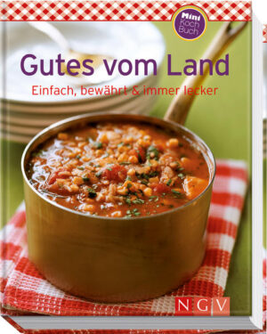 Lust auf Land - Mehr als 100 köstliche Rezepte aus den Kochtöpfen der Landfrauen: herrliche Suppen und Eintöpfe, raffinierte Vorspeisen, Beilagen und Salate, frische Gemüsegerichte mit Pastinake, Zucchini & Co., Herzhaftes mit Fleisch oder Fisch und traumhafte Süßspeisen und Desserts - Jedes Rezept mit brillantem Farbfoto und detaillierter Schritt-für-Schritt-Anleitung - Unschlagbares Preis-Leistungsverhältnis Unverfälschte frische Zutaten der Saison, ursprüngliche Rezepte und eine gute Prise Liebe und Leidenschaft: Die Landfrauenküche ist der Inbegriff von purem Genuss! Wenn auch Sie die neue Lust auf Land gepackt hat, sind Sie mit diesem Buch bestens beraten. Egal, ob herrliche Suppen und Eintöpfe, raffinierte Vorspeisen, Beilagen und Salate, frische Gemüsegerichte mit Pastinake, Zucchini & Co., Herzhaftes mit Fleisch oder Fisch oder traumhafte Süßspeisen und Desserts – von abwechslungsreicher Jeden-Tag-Küche bis hin zu Sonn- und Feiertagsgerichten finden Sie hier alles, was die kreative Landfrauenküche zu bieten hat. Gehen Sie mit uns auf Landpartie und freuen Sie sich auf die schönsten Gerichte aus den Kochtöpfen der Landfrauen.