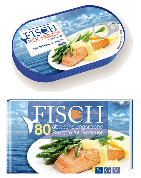 Fischrezepte aus der Dose Einer Fisch-Delikatess-Dose nachempfunden, beinhaltet diese originelle Metallbox ein handliches Fischkochbuch mit mehr als 80 raffinierten Fischrezepten aus aller Welt: Genießen Sie aromatisch-mediterran, exotisch-asiatisch oder klassisch-deutsch. Die Dose lässt sich dank des sorgfältig verarbeiteten Stülpdeckels risikolos öffnen und wieder verschließen. In der Dose liebevoll präsentiert, wird dieses Fischkochbuch zu einer kulinarischen Offenbarung für alle Fischliebhaber und ein Geschenk der Extraklasse! • Liebevoll präsentiertes Fischkochbuch in origineller Metallbox mit Fisch-Delikatess-Dosen-Design • Mehr als 80 raffinierte Rezepte für Hauptgerichte und Klassiker aus Pfanne und Ofen, aromatische Fischsuppen, leichte Fischsnacks und abwechslungsreiches Fingerfood • Das besondere kulinarische Geschenk für Genießer! • Format der Box: 17,1 x 9,5 x 2,9 cm • Format des Kochbuchs 12 x 7 cm