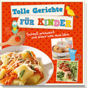 Einfach yummie, Mami! Es soll schmecken, gesund sein, leicht von der Hand gehen und dann auch noch gut aussehen – kurz gesagt: Essen für Kinder muss eine ganze Menge können. Mit den Rezepten dieses Buches ist diese Herausforderung kinderleicht! Ob Möhrenpuffer mit Kräuterquark für den kleinen Hunger, Züricher Geschnetzeltes mit Rösti als Hauptspeise oder Monster-Muffins für die nächste Geburtstagsparty – hier finden Sie jede Menge neuer Lieblingsessen. Alle Rezepte gehen leicht von der Hand und versorgen Kinder mit allem, was sie für ihre Entwicklung brauchen, ohne dabei den Spaß aus den Augen zu verlieren. Probieren Sie sie aus und lassen Sie sich von den tollen Rezeptfotos und den liebevollen Illustrationen inspirieren. - 64 abwechslungsreiche Rezepte für Kinder und die ganze Familie - Jedes Rezept brillant bebildert und mit ausführlicher Schritt-für-Schritt-Anleitung sowie detaillierten Nährwert- und Zeitangaben - Mit Extra-Kapitel ""Partyessen"": Fun-Food für unvergesslichen Party-Spaß