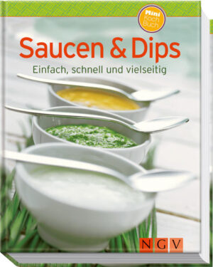 Das Tüpfelchen auf dem i - Alle Rezepte mit anschaulicher Schritt-für-Schritt-Anleitung und brillantem Farbfoto - Leichte, schnelle und aromatische Saucen von der Vorspeise bis zum Dessert - Extrakapitel zu Dips und Chutneys Ganz gleich ob zum Salat, für Gemüse, Fisch, Fleisch, Nudeln, Reis oder Süßspeisen - erst die richtige Sauce macht aus jedem Rezept eine runde Sache. Ob Lachscreme mit Rucola für die Lieblingspasta, Walnussdressing zum Salat, Zitronen-Thymian-Sauce fürs Fischfilet, Steinpilzschaum mit Sherry zum Rinderfilet oder Marzipansauce mit Cognac zum Fruchtsalat: Saucen krönen jedes Gericht, und mit unseren Rezeptideen ist Abwechslung in der Küche garantiert.