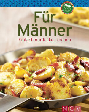 Das Kochbuch für Schürzenträger • Alle Rezepte mit anschaulicher Schritt-für-Schritt-Anleitung und brillantem Farbfoto • Über 100 beliebte Klassiker und Trendrezepte • Unschlagbares Preis-Leistungs-Verhältnis Kochen ist Frauensache? Küchenarbeit ist nur was für Warmduscher? Weit gefehlt! Nicht zuletzt die männlichen Spitzenköche beweisen, dass kochlöffelschwingende Männer ganz hoch im Kurs stehen! In diesem Kochbuch findet "Mann" die richtigen Rezepte für jeden Anlass und jeden Geschmack: Schnelle Gerichte für Eilige, Lieblingsgerichte, die schmecken wie von Mutti, Deftiges für echte Kerle und Angebergerichte, mit denen man beim weiblichen Geschlecht ordentlich punkten kann.