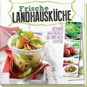 Gutes vom Land Natürlich, saisonal, gesund und einfach lecker - das sind die verführerischen Eigenschaften, mit denen die neue frische Landhausküche kulinarisch begeistert. Genießen Sie mit diesem Buch die köstliche Seite des Landlebens, entdecken Sie die aromatische Vielfalt von frischem Gemüse und feinen Kräutern und lassen Sie sich von den leichten Rezepten immer wieder neu überraschen.  Ob Herzhaftes wie Wildkräutersalat mit Ziegenkäse, Wirsing-Päckchen mit Pilzfüllung, Kartoffel-Steinpilz-Tarte und Steakpfanne mit Avocadopüree, Eingemachtes wie Kürbis-Chutney und Aprikosenröster oder verführerische Desserts wie Panna Cotta mit Waldbeeren – in unserem Buch wird mit dem Besten gekocht, was der Landgarten zu bieten hat. Die ausführliche Einleitung liefert Wissenswertes rund um die Hauptdarsteller der Frischeküche Gemüse, Obst, Kräuter & Co. und hält viele wertvolle Küchentipps bereit.  - Mehr als 65 frische Rezepte aus den Kochtöpfen der Landfrauen: leichte Sattmachersalate, aromatische Suppen und Eintöpfe, frische Gemüsegerichte, Herzhaftes mit Fleisch oder Fisch, köstliche Geschenke aus der Küche und traumhafte Desserts und Süßspeisen - Jedes Rezept mit brillantem Farbfoto und detaillierter Schritt-für-Schritt-Anleitung - Ausführliche Einleitung mit Tipps zu Einkauf und Lagerung von Obst und Gemüse, kleiner Kräuterkunde und praktischen Saisonkalendern