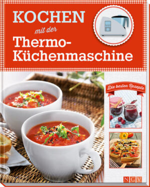 Schnell, gut und kostengünstig kochen Im familiären Alltag geht es oft hektisch zu, da muss es auch in der Küche schnell gehen. Zeitaufwändige Gerichte und stundenlanges Aufräumen und Abwaschen danach stehlen wertvolle Zeit. Küchenmaschinen mit Heizfunktion sind genau die richtige Lösung. Die vielfältigen Funktionen ersetzen zahlreiche andere Geräte und Arbeitsschritte, wodurch Platz, Energie und Zeit eingespart werden. In wenigen Minuten lassen sich so leckere Gerichte und Getränke zubereiten, die durch schonendes Dampfgaren und Dünsten auch viele wichtige Nährstoffe behalten. In diesem umfangreichen Kochbuch mit fast 80 Rezepten finden Sie viele Grundrezepte sowie klassische und moderne Rezepte, die in allen handelsüblichen Thermo-Küchenmaschinen mit Schneide-, Rühr- und Heizfunktion leicht und schnell umsetzbar sind und der ganzen Familie schmecken. Leckere Salate und Brotaufstriche lassen sich genauso einfach zubereiten wie köstliche Suppen und Eintöpfe, und auch bei Hauptgerichten mit Fleisch, Fisch und vegetarischen Zutaten zeigen sich die Stärken der Thermo-Küchenmaschinen. Dazu gibt es feine Dessertrezepte für Cremes, Mousse und Eis und schnelle Ideen für Smoothies, Säfte und Liköre. - Das optimale Kochbuch für Besitzer von Küchenmaschinen mit Schneide-, Rühr- und Heizfunktion - Mehr als 75 Rezepte von süß bis herzhaft mit brillanten Foodfotos und leicht verständlichen Schritt-für-Schritt-Anleitungen - Mit Zeit- und Stufenangaben zur leichten Zubereitung in jeder handelsüblichen Thermo-Küchenmaschine - Ideal fürs schnelle, preisgünstige Kochen und für Familien