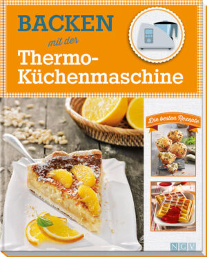 Entspanntes Backen mit Gelinggarantie Fürs Selberbacken fehlt die Zeit? Jetzt nicht mehr! Thermo-Küchenmaschinen sind die hilfreichen Hände, die im Alltagsleben sonst oft fehlen und beim Backen wertvolle Dienste leisten. Ob Nüsse hacken, Teig kneten, Eier schlagen oder eine perfekte Creme herstellen: Die modernen Küchenmaschinen erfüllen vielfältige Funktionen und übernehmen jede Menge Arbeitsschritte, sodass Teilchen, Kuchen, Torten & Co. auch im stressigen Alltag selbst gebacken auf dem Tisch stehen können! Sahne-Brandteig-Röllchen, Erdbeer-Whoopies, Bananen-Cupcakes, Schoko-Käsekuchen mit Ganache, Beeren-Joghurt-Torte mit Streuseln oder Himbeer-Charlotte: Mit fast 70 Rezepten liefert dieses Backbuch neben liebgewonnenen Klassikern viele kreative Trendideen, die dank ausführlichen Schritt-für-Schritt-Anleitungen in allen Küchenmaschinen mit Schneide-, Rühr- und Heizfunktion gelingen. Und auch pikante Ideen sind vertreten: Neben Salbeibrot mit Knoblauch-Dip oder Ricotta-Spinat-Hörnchen laden zum Beispiel Zucchini-Cupcakes mit Spinat-Topping zum Nachbacken ein. - Über 65 Rezepte anwendbar für alle Küchenmaschinen mit Schneide-, Rühr- und Heizfunktion - Jedes Rezept mit ausführlicher Schritt-für-Schritt-Anleitung und brillantem Foodfoto - Die ganze Palette des Backens von süß bis herzhaft in einem Buch