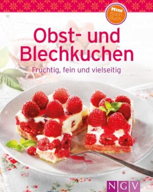 Kuchen satt Obst- und Blechkuchen sind einfach fantastisch: Die einen fruchtig-süß und himmlisch saftig, die anderen perfekt für die große Runde, enorm vielseitig und dabei immer superlecker! Ob mit Rühr-, Hefe-, Mürbe- oder Strudelteig, mit Biskuit- oder Keksboden – wir haben für Sie eine herrliche Auswahl an Kuchen zusammengestellt, denen einfach niemand widerstehen kann! Probieren Sie Schokokuchen mit Vanillebirnen, Holunder-Gugelhupf, Beerenkuchen mit Rosmarinstreuseln, Nektarinenkuchen mit Haube, Himbeertarte mit Schokocreme, Birnen-Mohn-Strudel mit Rumrosinen und vieles mehr. Bei rund 100 Rezepten finden Sie garantiert viele neue Lieblingskuchen! - Rund 100 Rezepte bieten Abwechslung pur und für jeden Geschmack den perfekten Kuchen - Jedes Rezept brillant bebildert und mit ausführlicher Schritt-für-Schritt-Anleitung - Die informative Einleitung liefert wichtige Tipps & Tricks fürs perfekte Gelingen "