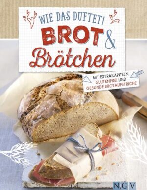 Sparen Sie sich den Weg zum Bäcker - Über 60 köstliche Rezepte vom Klassiker bis hin zu angereicherten Brot- und Brötchenkreationen - Mit den Extrakapiteln ""Glutenfreie Brote & Brötchen"" und ""Gesunde Brotaufstriche"" - Ausführliche Einleitung und leicht umsetzbare Tipps zum Einstieg ins Brotbacken - Liebevolle Gestaltung, jedes Rezept mit brillantem Foto und ausführlicher Schritt-für-Schritt-Anleitung Brot & Brötchen sind so viel mehr als schlichte Grundlage für Wurst, Käse oder Süßes. Was gibt es Schöneres als ein frisch gebackenes Brot, dessen aromatischer Duft durchs ganze Haus zieht? Mit diesem liebevoll gestalteten Buch backen Sie kinderleicht selbst Ihre Lieblingsbrote, ob knusprig, feinporig, würzig, locker oder fein. Für jeden Geschmack und Anlass haben wir hier die richtigen Rezepte mit Hefe- oder Sauerteig - von beliebten Klassikern wie Baguette, Schwarzbrot, Rosinenbrötchen und Laugengebäck bis hin zu angereicherten Broten wie Dinkelbrot mit Walnüssen, Rosinenbrot mit Popcorn, Roggenbrötchen oder würzige Brotchips. Glutenfreien Broten und Brötchen haben wir ein eigenes großes Kapitel gewidmet ebenso wie köstlichen, gesunden Brotaufstrichen von Kichererbsenaufstrich mit Thymian über Gemüse-Kräuter-Creme mit Meerrettich bis hin zu veganem Obatzda und Apfel-Zwiebel-Aufstrich. So macht Brotbacken einfach Spaß!