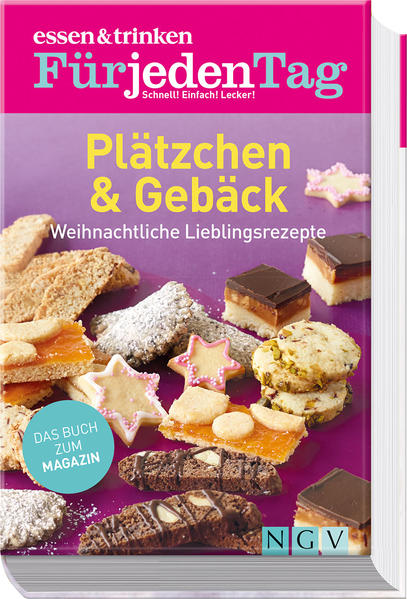 Süße Weihnachtszeit! • Nichts von der Stange! Alle unsere Plätzchen sind Einzelstücke! • Advent, Advent...Hier gibt's leckere Weihnachtskuchen zum Kaffee! • Vom Weihnachtsmann empfohlen - alle Rezepte erprobt und gelingsicher Die Adventszeit ist die schönste Zeit des Jahres! Der süße Duft von Plätzchen und Kuchen füllt sicher bald auch Ihre Küche. Dank diesem Sammelband, der 200 köstliche Back- und Dessertrezepte aus dem beliebten Magazin "essen & trinken Für jeden Tag" enthält. Sie finden darin vielfältige Ideen für Plätzchen, Kuchen, Törtchen, Cremes, Mousse, Puddings und weitere süße Versuchungen zum Fest der Liebe. Backen und verschenken Sie in diesem Jahr doch einfach mal herrliche Mokka-Marmor-Kringel, Nusstaler, Schokosterne und Aprikosenprinten. Und reichen Sie zum Adventskaffee Marzipan-Nuss-Torte oder Honigkuchenrolle. Als Abschluss des Festmenüs raten wir zu Karamell-Parfait, Wein-Ingwer-Birne und Mango-Sorbet. Weihnachten kann kommen!