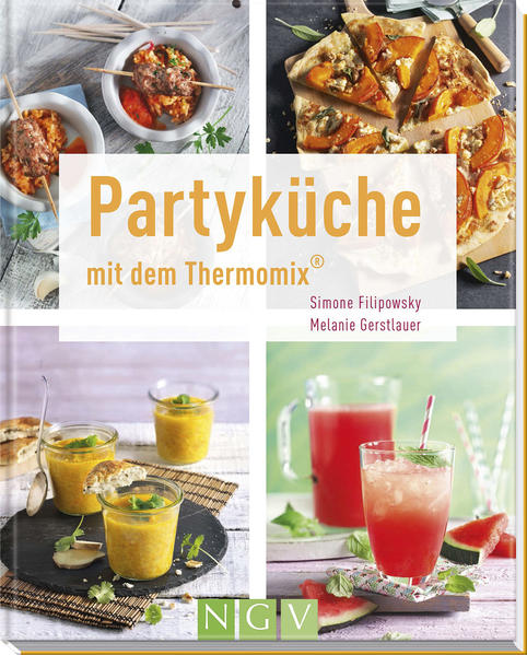 Thermomix® - Der perfekte Partyhelfer! • 60 köstliche Partyrezepte für den Thermomix® TM5 für jeden Geschmack und Anlass: Salate, Suppen, herzhaftes Gebäck, Fingerfood, Dips, Süßes und Partydrinks • Alle Rezepte mit leicht verständlicher Schritt-für-Schritt-Anleitung und genauen Maschineneinstellungen und Gradangaben für den Thermomix® TM5 • Stimmungsvolle Farbfotos liefern zahlreiche Anregungen zum Anrichten • Kompakte Einleitung mit zahlreichen Tipps zur perfekten Partyvorbereitung Knabbern, dippen, spießen, naschen: Bei unseren Rezepten ist Partystimmung garantiert! Alles ist mit dem Thermomix® TM5 ruck, zuck zubereitet. So können Sie ganz entspannt mitfeiern. Egal ob als Alleinunterhalter oder als großes Ensemble auf dem Buffet. Herzhaft oder süß. Warm oder kalt. Mit Fleisch, Fisch oder veggie. Dips oder Drinks. Hübsch im Gläschen angerichtet, schick auf dem Löffel serviert oder raffiniert aufgespießt: Partyfood mit dem Thermomix® ist schon bei der Vorbereitung ein pures Vergnügen. Für jeden Geschmack und Anlass ist hier etwas dabei. Damit Ihre Party in jeder Hinsicht ein Erfolg wird, finden Sie in der Einleitung viele nützliche Tipps für Ihre Partyvorbereitung. Jedes Rezept ist Schritt für Schritt erklärt, sodass das Nachkochen zum Kinderspiel wird. Die stimmungsvollen Farbfotos liefern jede Menge Anregungen für das Anrichten von Fingerfood & Co. So gerüstet, steht Ihrer nächsten Party nichts mehr im Weg. Also: Schicken Sie den Käse-Igel in den Ruhestand und freuen Sie sich auf 60 frische neue Partyrezepte!