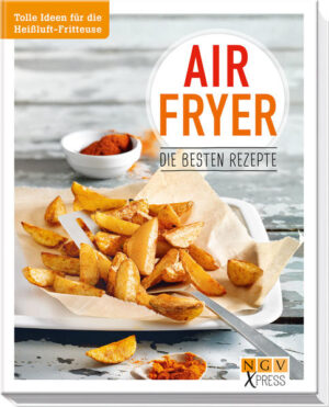 Viel Genuss mit wenig Fett • Gesund frittieren, abwechslungsreich genießen - die besten Ideen für die Heißluftfritteuse • Tolle Snacks, Gerichte und Desserts für das innovative Küchengerät • Über 35 Rezepte von Pommes bis Popcorn, von Chicken Wings bis Backofen-Tortilla, von herzhaft bis süß • Mit zahlreichen brillanten Farbfotos Viel mehr als nur heiße Luft: Der Airfryer ist ideal für alle, die sich abwechslungsreich und gesundheitsbewusst ernähren möchten. Statt in Öl garen die Zutaten in einem heißen Luftstrom zu krossen oder saftigen Köstlichkeiten mit natürlichem Aroma. Und sparsamer, als für kleinere Portionen den Backofen anzuwerfen, ist dieses geniale Küchengerät allemal. In diesem Buch finden Sie tolle Ideen für das beliebte Multitalent. Ganz ohne oder mit nur wenig Fett gelingen Pommes, Chicken und Gemüsechips auf Knopfdruck. Auch süße Leckereien wie Brownies, Bratäpfel oder Popcorn lassen sich in der Heißluftfritteuse perfekt zubereiten. Entdecken Sie die neuen und extrem vielfältigen Möglichkeiten für puren Genuss!