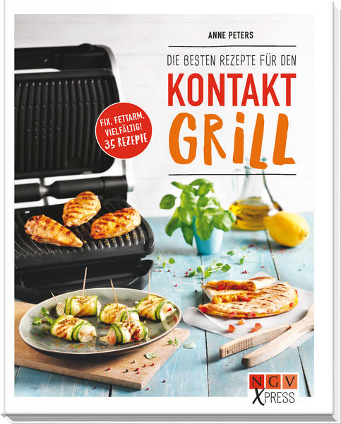 Viel mehr als Steak und Sandwich! • Überraschende Vielfalt: neue Rezepte für Optigrill & Co. • Snacks, Salate, Hauptgerichte und Süßspeisen für das innovative Trend-Küchengerät • Über 35 Rezepte von Burrito bis Burger, von Hähnchenspieß bis Lammrippchen, von Apfeltaschen bis Schoko-Panini Kochen Sie noch oder grillen Sie schon? Ob Snacks, Salate, Hauptgerichte oder Süßes: Lernen Sie die volle Vielfalt kennen und entdecken Sie den Kontaktgrill mit all seinen Möglichkeiten! Fix, fettarm und ohne lästigen Qualm, gelingen nicht nur Fleisch, Fisch & Geflügel butterzart und aromatisch - auch raffinierte Gemüsegerichte, Burritos und Süßspeisen werden dank der Zubereitung im Kontaktgrill einfach unwiderstehlich lecker. Sie dachten, bei Sandwich und Steak ist Schluss? Dieses Kochbuch überzeugt Sie schnell vom Gegenteil! Zucchiniröllchen mit Kräutercreme, Grillkartoffelsalat mit Avocado und Kräuterpesto, Chili-Quesadillas mit Tomaten und Käse, marinierte Lammrippchen mit lauwarmem Grillgemüse, Arme Ritter mit marinierten Beeren oder selbst gemachte Eiswaffelhörnchen mit Beeren-Sahne-Füllung: Mit diesen Rezepten kommt einfach jeder gerne in Kontakt.