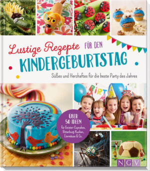 Fun Food lässt Kinderaugen leuchten! • Bestens gerüstet sein für den lange herbeigesehnten großen Tag • Über 50 lustige und kunterbunte Rezepte für die perfekte Party • Süßes und Herzhaftes für alle kleinen Geburtstagsgäste Stimmt das Essen, stimmt die Party. Das gilt besonders für den Kindergeburtstag. Ob Süßes am Nachmittag oder Herzhaftes gegen Abend - hier sind echte Hingucker gefragt. Witzig geformt und originell verziert, verbreiten unsere Fun-Food-Rezepte gute Laune bei allen kleinen Geburtstagsgästen und machen die Feier erst zu einem unvergesslichen Erlebnis. Von köstlichen Muffins, Cake Pops und Donuts über tolle Torten bis zu herzhaften Sattmachern, originellen Desserts und leckeren Getränken finden Sie hier über 50 coole und lustige Ideen für einen gelungenen Geburtstagstisch. Ob Monster-Muffins, Fußball-Cake-Pops, Papageienkuchen, Spaghetti-Spinnen oder Ananas-Fritten - das ganze Partyvolk wird hellauf begeistert sein und satt und glücklich nach Hause gehen. Wir wünschen Happy Birthday und ganz viel Spaß!