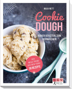 Der Mega-Trend aus New York: roher Keksteig zum Löffeln • Pur, als Zutat in kleinen Leckereien oder statt Creme auf Kuchen und Gebäck: 30 Rezepte sorgen für Sternstunden im Cookie-Dough-Universum • Schnell, einfach und unfassbar lecker: Cookie Dough ist in aller Munde • Alle Rezepte ohne Ei für Genuss ohne Reue Mama, darf ich die Schüssel ausschlecken?" Wer hat das als Kind beim Kuchenbacken nicht gefragt? Und heute? Brauchen wir kein O.K. mehr, sondern rühren uns so viel Keksteig an, wie wir möchten! Roher Keksteig zum Naschen: Der Mega-Trend aus New York schlägt auch bei uns hohe Wellen in der Rührschüssel. Entweder in diversen Geschmacksrichtungen pur zum Löffeln, als raffinierte Zutat in kleinen Leckereien oder als köstliche Füllung oder cremiger Belag auf großem oder kleinem Gebäck - in diesem Buch haben Sie die Wahl zwischen 30 superleckeren Rezepten. Mit White Chocolate Macadamia Cookie Dough kann unser Tag nur gut werden. Salted Caramel Cookie Dough hört sich so verlockend an, wie er schmeckt. Ein Cookie Dough Coconut Milkshake sorgt nachmittags für Furore, mit den Cookie Dough Macarons oder dem Chocolate Chip Cookie Dough Cheesecake funkeln im Cookie-Dough-Universum fantastische Sternstunden! Backen Sie noch oder naschen Sie schon?