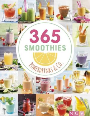 Mix-Power für Gesundheitsbewusste -365 frische, abwechslungsreiche Rezepte für jeden Tag -Smoothies, Shakes, Säfte, Limonaden, frische Detox-Wässer und bunte Smoothie Bowls -Jedes Rezept mit frischem Farbfoto Die Abwechslung macht’s! Hier finden Sie für jeden Tag des Jahres ein neues Smoothie-, Shake- oder Smoothie-Bowl-Rezept. Freuen Sie sich auf Ihren täglichen Vitaminkick mit vielen Mineralien, Vital- und Ballaststoffen. Starten Sie mit einem supergesunden grünen Smoothie in den Tag, oder gönnen Sie sich einen erfrischenden Himbeer-Smoothie oder einen Mango-Minze-Smoothie in der Mittagspause. Sie mögen’s lieber cremiger? Dann sind Apfel-Möhren-Shake oder der klassische Erdbeer-Shake genau Ihr Ding. Und wer doch lieber löffelt als trinkt, dem sind unsere bunten Smoothie Bowls wärmstens empfohlen. Für Erfrischung sorgen unsere Rezeptideen für hausgemachte Säfte und spritzige Limonaden. Probieren Sie einen Granatapfel-Apfel-Orangen-Saft oder eine Zitronenmelisse-Limonade. Im Sommer schmeckt besonders gut unser Rhabarber-Eistee mit Erdbeeren. Echte Fitness-Power im Glas erhalten Sie mit unseren coolen Detox-Wässern. Alle Rezepte lassen sich einfach und superschnell zubereiten und sind unglaublich lecker. Probieren Sie es einfach aus und trinken Sie sich im Nu gesund.