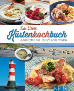 Köstliche Küstenküche -Die bekanntesten und beliebtesten Gerichte aus Deutschlands Norden -Rund 70 Spezialitäten der Küstenküche: von Aalsuppe und Heringssalat über Labskaus und Finkenwerder Scholle bis zu Plettenpudding und Roter Grütze -Mit einer stimmungsvollen Einleitung zu den Küchentraditionen an Nord- und Ostseeküste Schmucke Fischkutter mit prall gefüllten Netzen in kleinen Häfen, bunte Strandkörbe und Leuchttürme an langen weißen Sandstränden - so abwechslungsreich wie die wunderschönen Küstenlandschaften, so vielfältig sind die Köstlichkeiten der norddeutschen Küche. In diesem liebevoll gestalteten Kochbuch haben wir die bekanntesten und beliebtesten Traditionsrezepte aus Deutschlands Norden zusammengetragen. Freuen Sie sich auf einen herrlich schmackhaften kulinarischen Streifzug von Emden bis Usedom, der von Aalsuppe und Heringssalat über Labskaus und Finkenwerder Scholle bis zu Plettenpudding und Roter Grütze reicht. Die stimmungsvoll bebilderte Einleitung erzählt kundig von Küche, Land und Leuten an Nord- und Ostseeküste: So schmeckt der Norden!