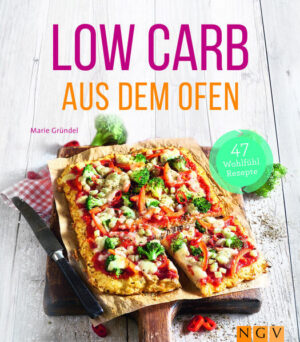 Heißbegehrt zum Abnehmen • Satt & glücklich - Nur max. 15 KH pro Gericht • Vorbereitung ist alles - Abnehmen auch mit wenig Zeit • Das ist Spitze! - Anhaltend steigende Verkaufszahlen von Low-Carb-Büchern* *Quelle: Media Control, Stand 16.02.2018 Gratiniert, gegrillt, gebacken - beliebte Ofengerichte wie Pizza, Gratins und Aufläufe können Sie auch mit wenig Kohlenhydraten genießen. Mit unseren 47 leckeren Low-Carb-Rezeptideen müssen Sie auf nichts verzichten. Unschlagbar lecker sind Blumenkohl-Pizza, Hähnchen-Röllchen mit Spinat, Asia-Lachs vom Blech und gefüllte Paprika mit Roastbeef. Für die Familie oder Gäste, oder wenn Sie für die Mittagspause etwas vorkochen möchten - unsere Rezepte machen viel Spaß und wenig Arbeit. Alle Rezepte in diesem Kochbuch sind auf möglichst wenig Kohlenhydrate ausgerichtet und einfach vorzubereiten. So können Sie auch mit wenig Zeit ein leckeres Gericht genießen und dabei spielend überflüssige Pfunde verlieren.