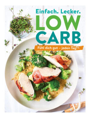 Low Carb kann so einfach sein • Tolle Rezepte für den Einstieg in die Low Carb-Ernährung • Special: Zwei praktische Wochenpläne • Ob Frühstück, Snacks oder Gerichte, die richtig satt machen - hier ist für jeden etwas dabei Sie möchten etwas für Ihre Gesundheit tun, dauerhaft abnehmen und trotzdem einfach gut essen? Mit Low Carb geht das ganz leicht und Sie werden sehen: Die Pfunde purzeln ganz von selbst. Von Frühstücksideen über Suppen, Salate und Snacks bis hin zu Hauptgerichten und Desserts: Unsere Rezepte sind alle absolut alltagstauglich und einfach unwiderstehlich lecker. Freuen Sie sich auf das, was ab jetzt auf Ihren Teller kommt, denn mit den richtigen Rezepten kann man sich ganz easy schlank schlemmen.