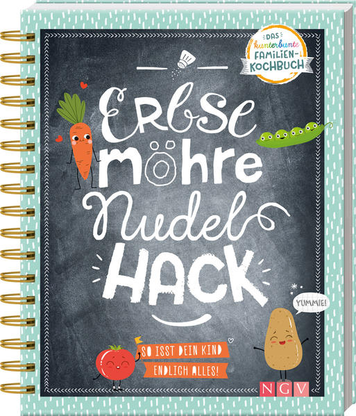 Ab heute wird gegessen, was auf den Tisch kommt! ♥ 64 familienerprobte Gerichte, die Kinder wirklich mögen - und Eltern auch! ♥ Mit raffinierten Schummeltricks - So essen kleine Gemüse-Muffel auch ungeliebte Zutaten! ♥ Viele nützliche Tipps für entspanntes Kochen: Meal Prep, Resteverwertung, Vorratshaltung, Einfrieren & Co. ♥ Geschmack kann man lernen: Praktische Tipps, um Kinder bei der Geschmacksentwicklung zu unterstützen ♥ Mit praktischer Spiralbindung Was tun, wenn die Kleinen Fertiggerichte lieber mögen als gesunde, frisch zubereitete Gerichte? Wenn sie außer Nudeln mit Tomatensauce alles kategorisch abweisen? Und wenn Gemüse jeder Art unter großem Protest abgelehnt wird? Nicht aufgeben! Mit etwas Geduld, ein paar kleinen Tricks und den richtigen Rezepten herrscht bald Harmonie am Esstisch! Ob leckere Sandwiches, Snacks und Salate, Lieblingssuppen oder stressfreie Gerichte für den großen Hunger - mit Gemüse, Fleisch, Fisch oder veggie: Bei unseren Rezepten wird gegessen, was auf den Tisch kommt! Noch schöner: Alle Gerichte sind schnell zubereitet oder lassen sich super vorbereiten! Jede Menge nützliche Praxistipps zu Themen wie Meal Prep, Resteverwertung oder Vorratshaltung zeigen zudem, wie das Kochen auch im stressigen Familienalltag problemlos gelingt. So wird die tägliche Küchenschlacht zum Kinderspiel!